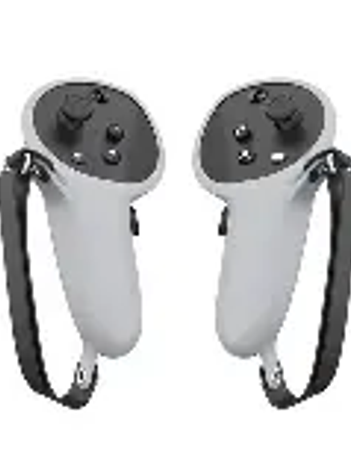 Compatible con Meta Quest 3/3S Estuche protector con agarre Diseño antideslizante y resistente a caídas Correa de muñeca ajustable ABS y nailon duraderos - Negro 2