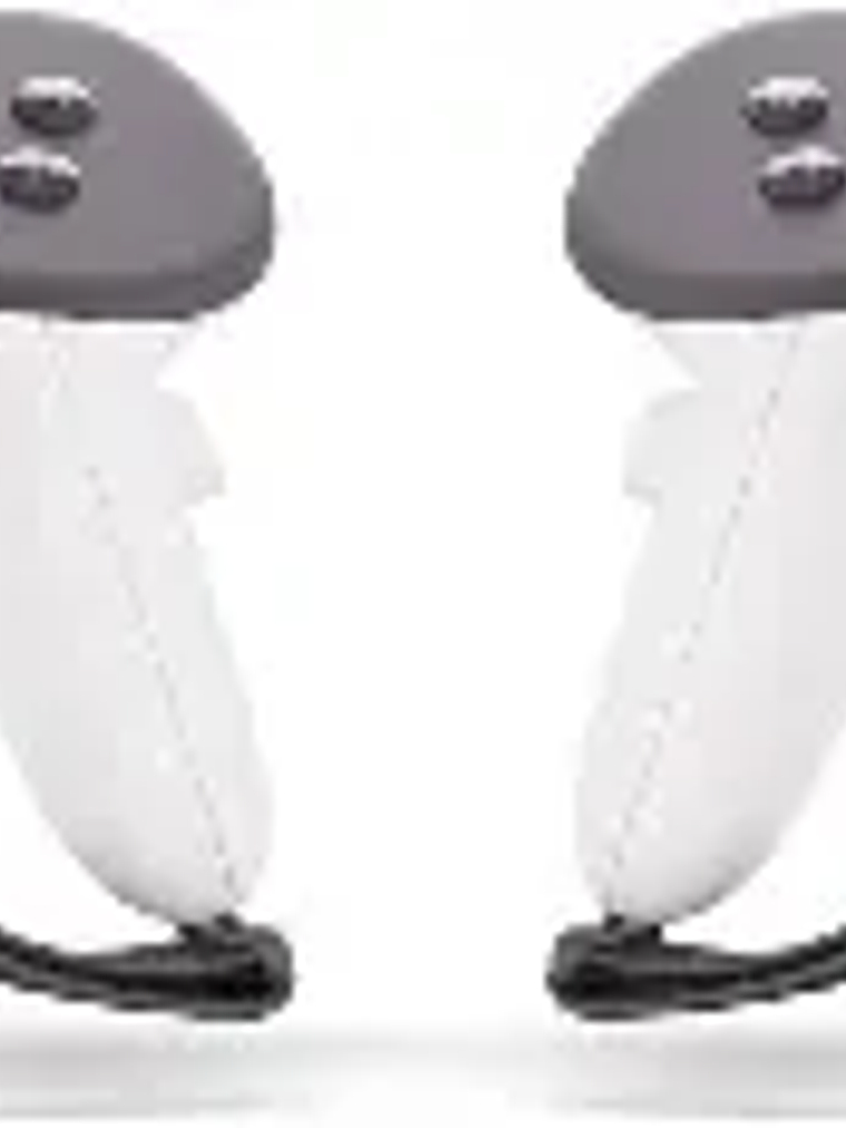 Compatible con Meta Quest 3/3S Estuche protector con agarre Diseño antideslizante y resistente a caídas Correa de muñeca ajustable ABS y nailon duraderos - Negro 3