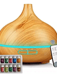 Pack Humidificador Indoor Humidificador Aire Difusor Humidifacores Aromaterapia Sin Filtro 500ml Marro Claro + 12 Esencias Aromaticas Aceites Humidificador Marinshop - Miniatura 3