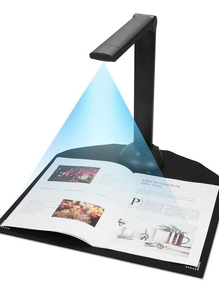 Escáner De Documentos, Cámara De Libros Tamaño A3 A4 Con Luz 1