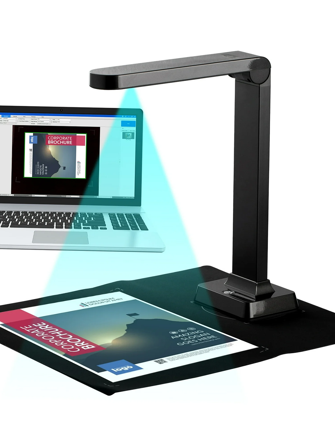 Escáner De Documentos, Cámara De Libros Tamaño A3 A4 Con Luz 3