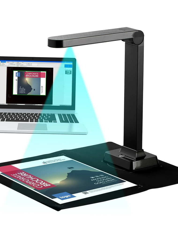 Escáner De Documentos, Cámara De Libros Tamaño A3 A4 Con Luz 3
