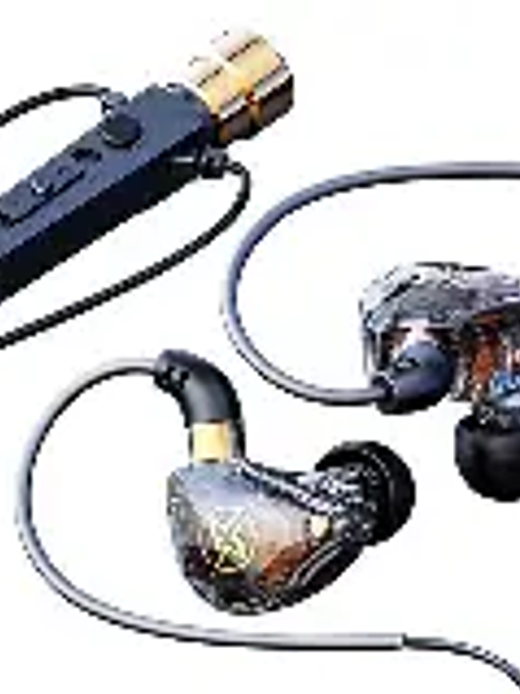 Auriculares con cable de alta fidelidad con micrófono, auriculares dinámicos con cancelación de ruido, auriculares intrauditivos con graves para deportes, Fitness y música 1