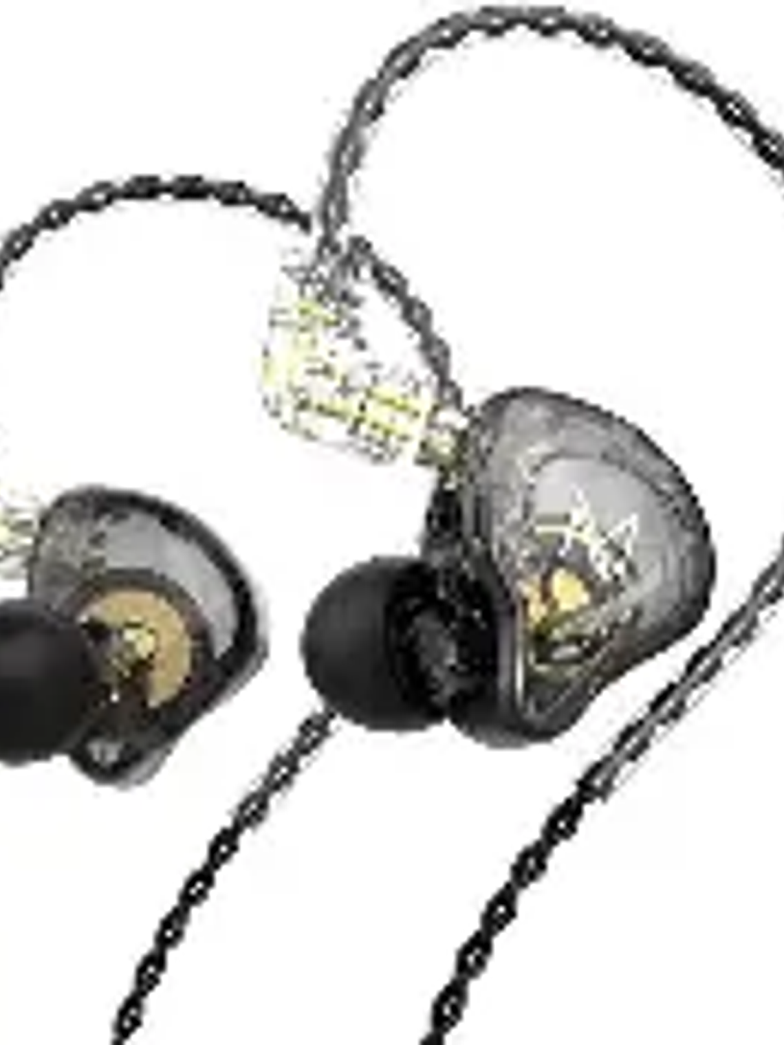 Auriculares con cable de alta fidelidad con micrófono, auriculares dinámicos con cancelación de ruido, auriculares intrauditivos con graves para deportes, Fitness y música 2