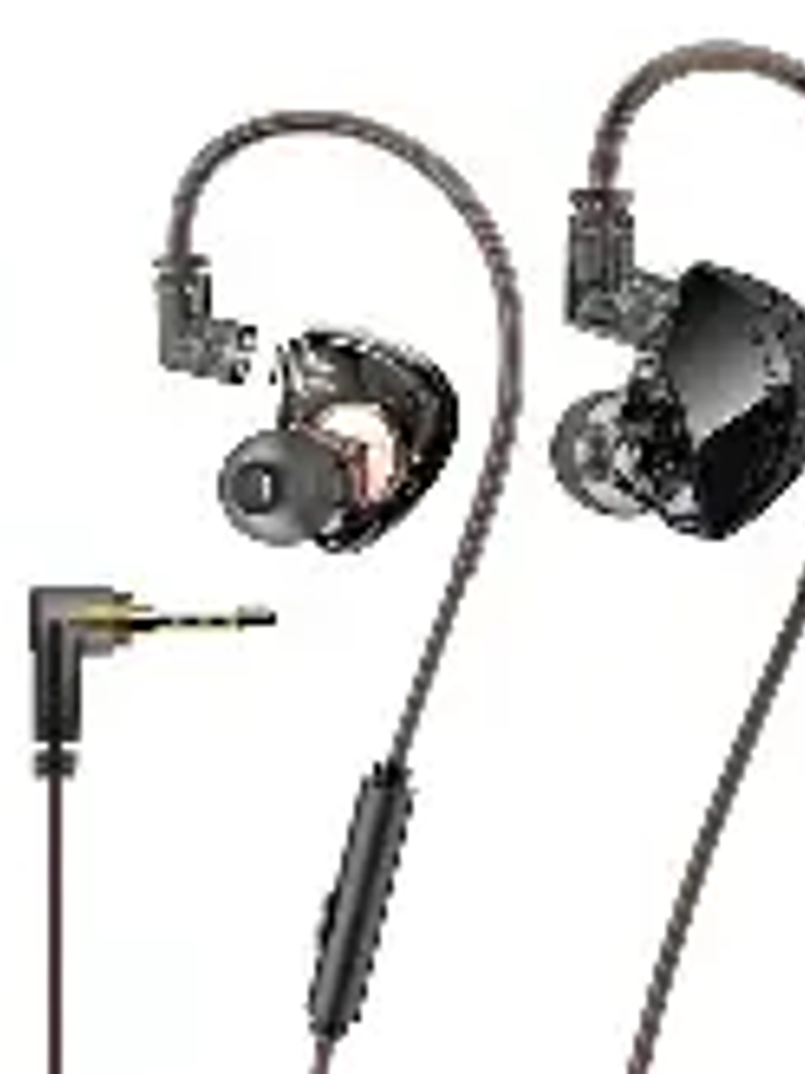 Auriculares con cable de alta fidelidad con micrófono, auriculares dinámicos con cancelación de ruido, auriculares intrauditivos con graves para deportes, Fitness y música 1