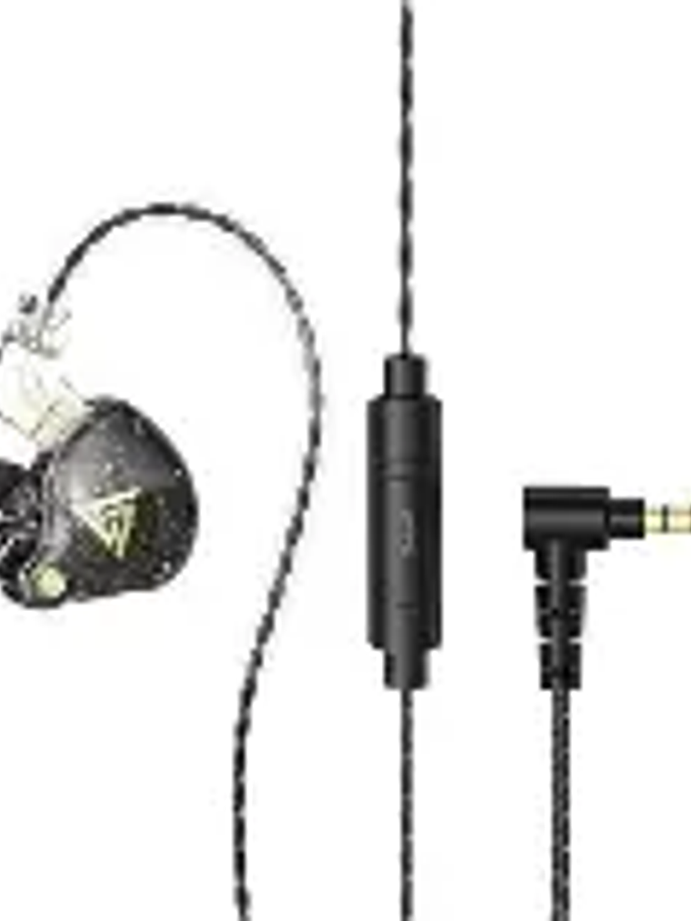 Auriculares con cable de alta fidelidad con micrófono, auriculares dinámicos con cancelación de ruido, auriculares intrauditivos con graves para deportes, Fitness y música 3