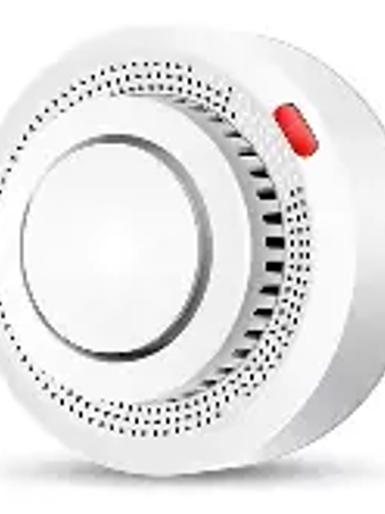 Tuya Sensor de humo inteligente con WiFi, Detector de humo de protección contra incendios, sistema de seguridad de sonido de 85dB, bomberos, Control por aplicación Smartlife 1