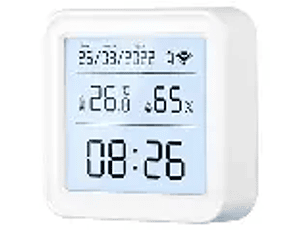 Tuya Zigbee WiFi Sensor de temperatura humedad higrómetro termómetro Detector vida inteligente Control remoto compatible con Alexa Google Home