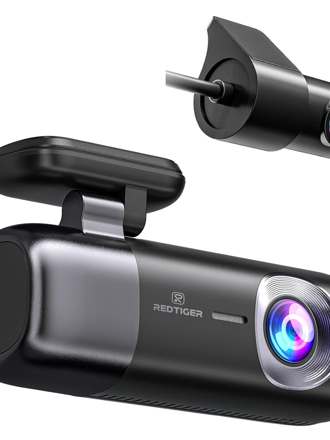 Cámara de tablero delantera y trasera REDTIGER 4K con sensor G de asistencia al conductor alimentado por IA 2