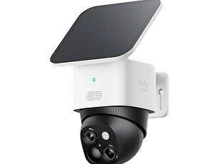 Eufy SoloCam S340 Exterior Solar Cámara de Seguridad 3K Doble Cámara Pan&Tilt 8xZoom