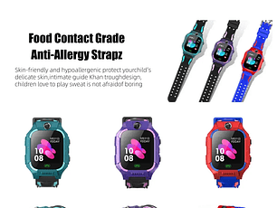 Reloj Inteligente VIVO Q19 para Niños, con Llamadas SOS, Localizador, Antipérdida, Cámara, Pantalla Táctil, Resistente al Agua, Reloj de Pulsera para Estudiantes