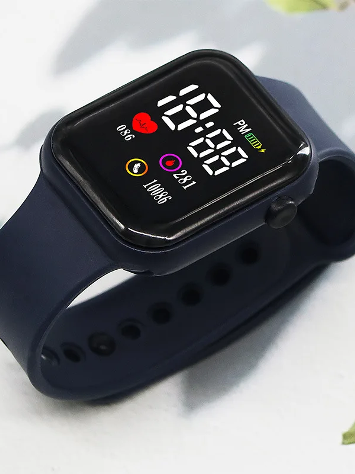 Reloj Deportivo para Mujer y Hombre, Reloj Digital LED Electrónico, Moda Casual, Reloj de Silicona Simple para Mujer 1