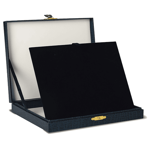 Galvano Estuche Terciopelo Placa