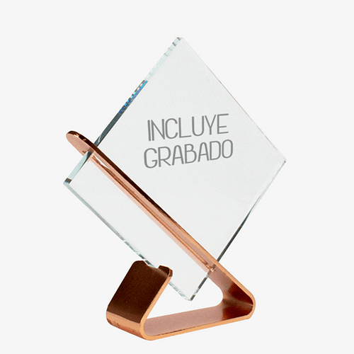 Galvano Encobrizado Cristal A86