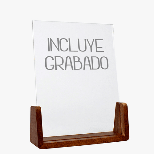 Galvano Madera y Cristal A80