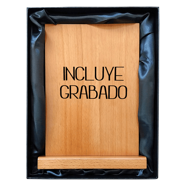 Galvano Madera Rectangular 2