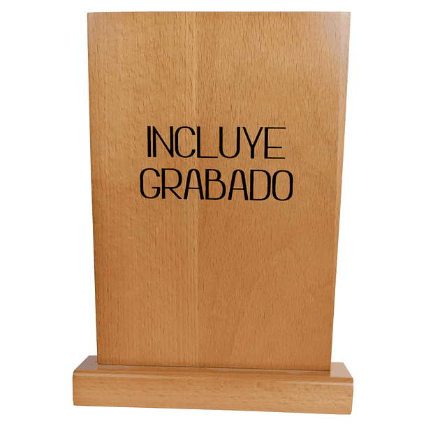 Galvano Madera Rectangular 1