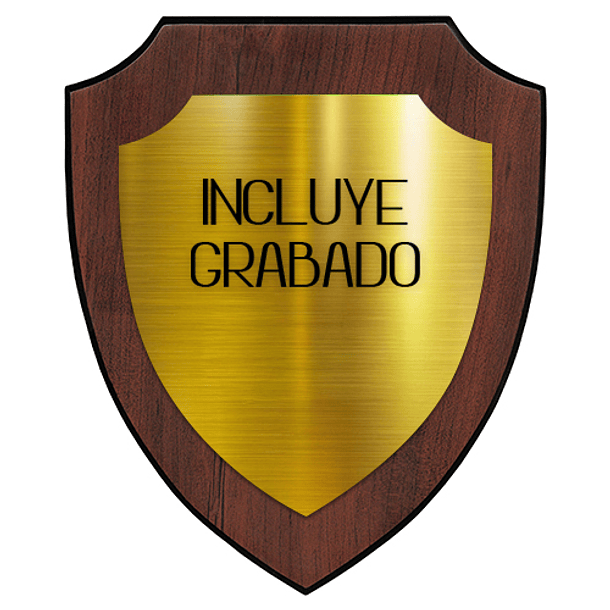 Escudo Madera SF con Placa