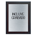 Retablo Nogal Grande con Placa 2