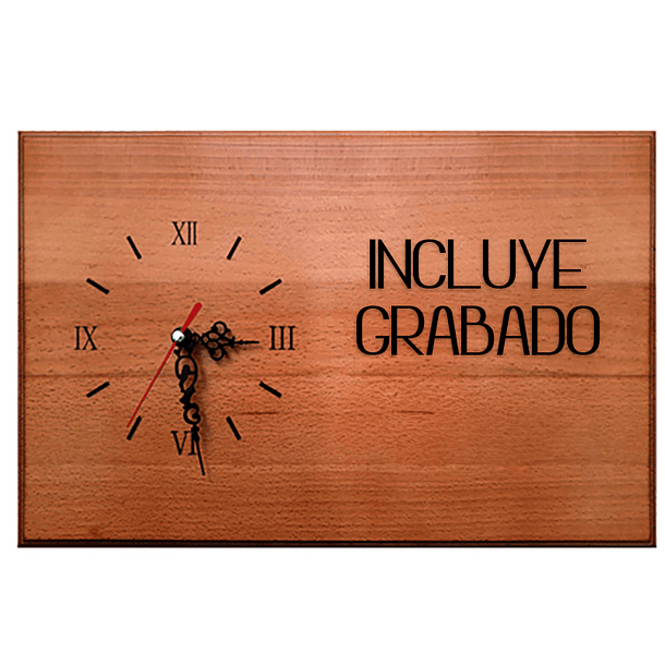 Retablo de Madera con Reloj RR