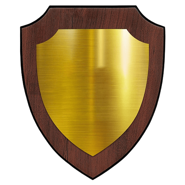 Escudo Madera SF con Placa