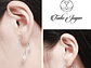 Aros Pendientes Plata 925 Gato Jugueton - Miniatura 2