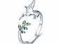 Anillo Plata 925 Colibri Picaflor Ave - Miniatura 1