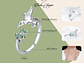 Anillo Plata 925 Colibri Picaflor Ave - Miniatura 4