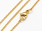 Cadena Acero 50cm Tradicional Dorada - Miniatura 2