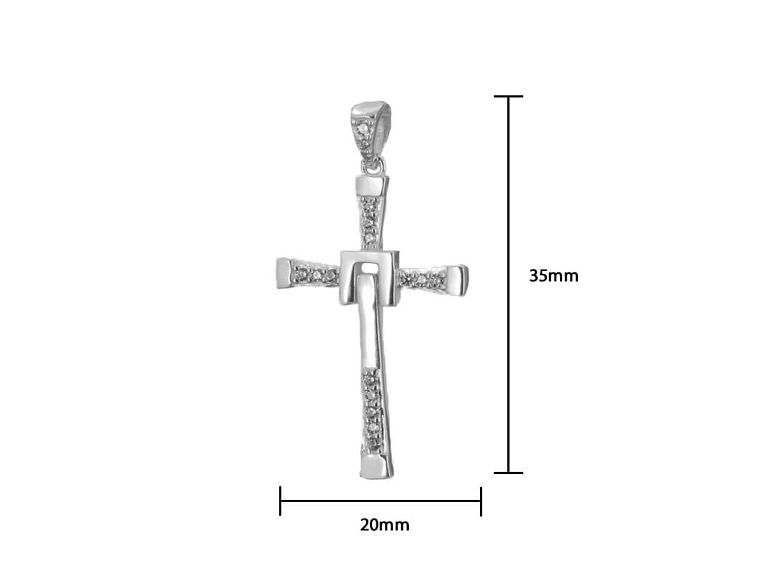 Collar Cruz de Toreto Plata 925 3