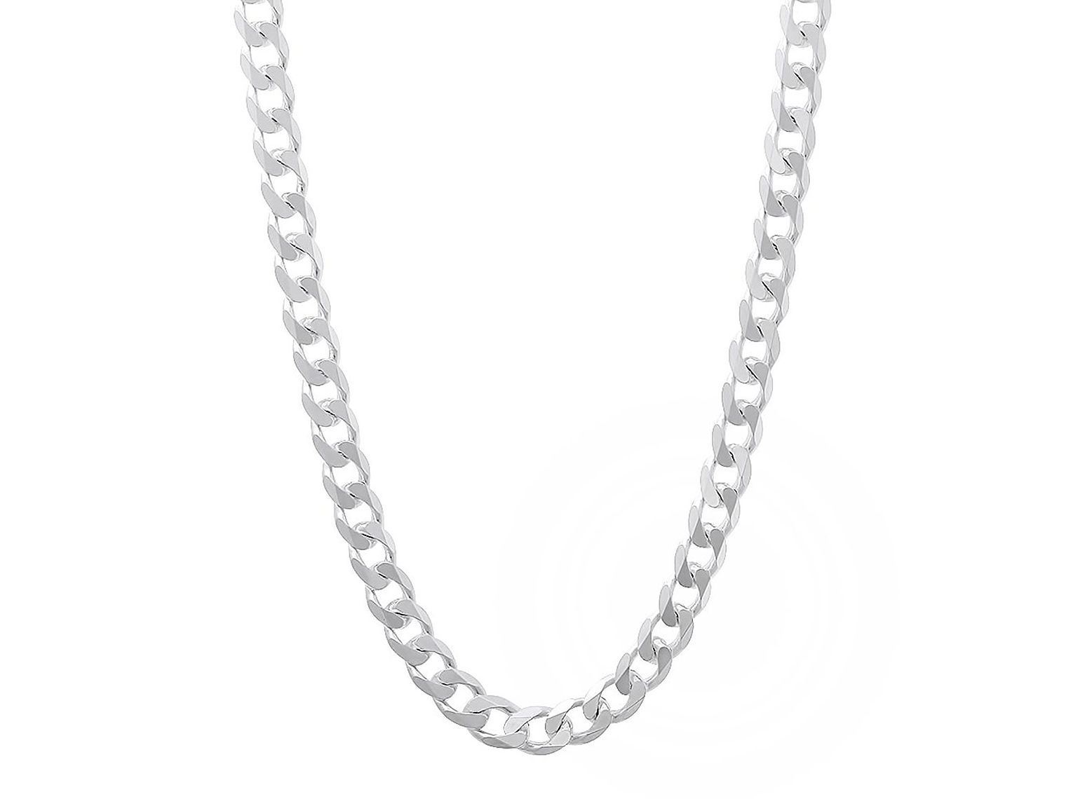 Cadena Plata 925 4mm 60cm Modelo Grumet 4