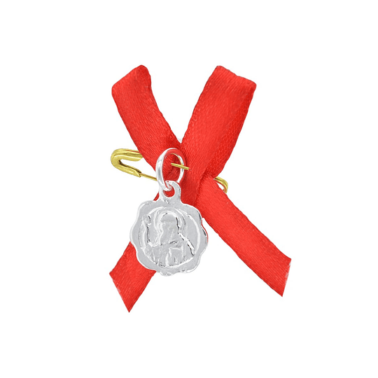 Medalla San Benito Plata 925 Para Bebe