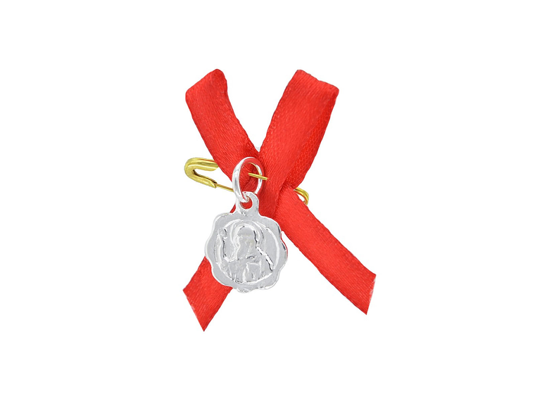 Medalla San Benito Plata 925 Para Bebe 1