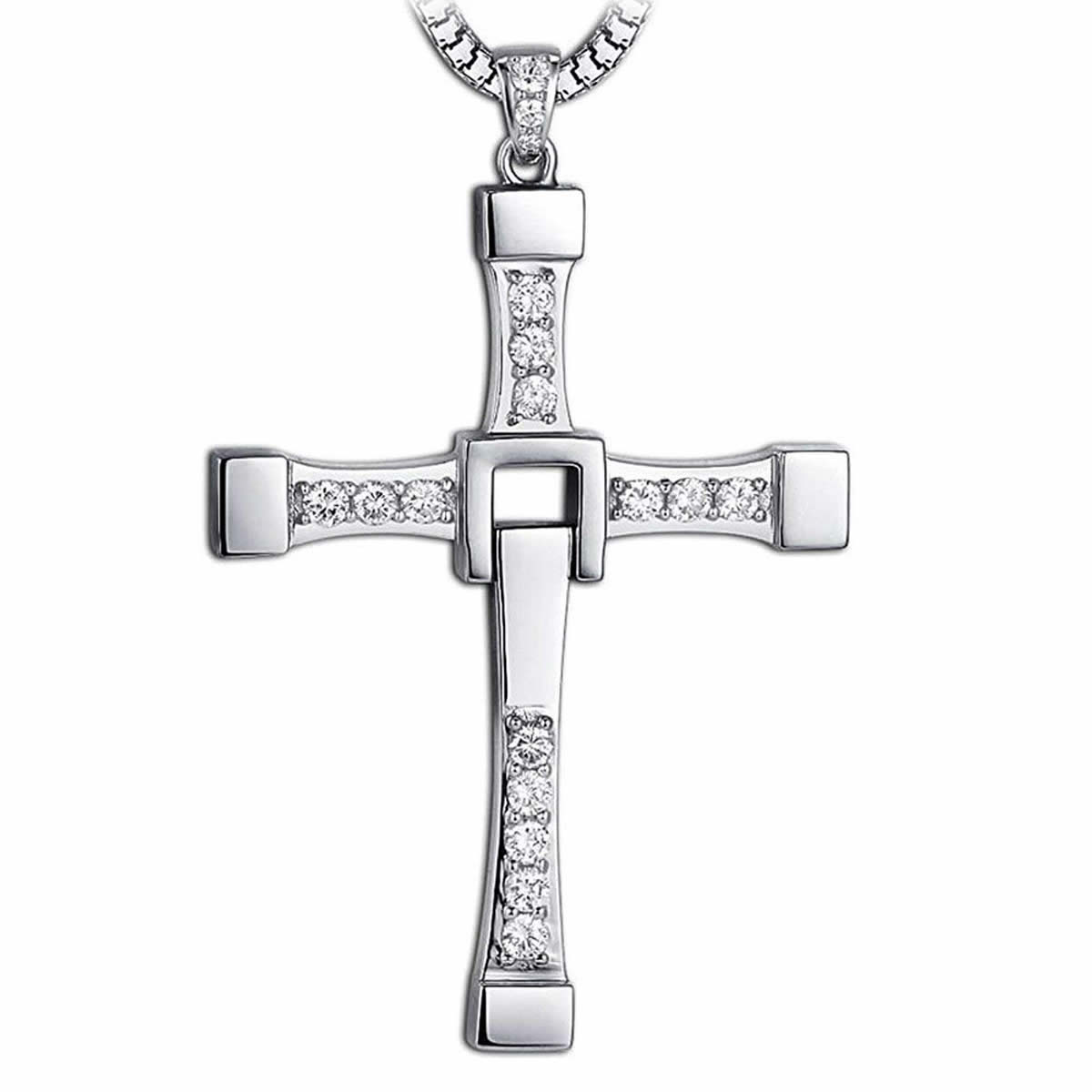 Colgante Cruz de Dominic Toretto Grande Acero
