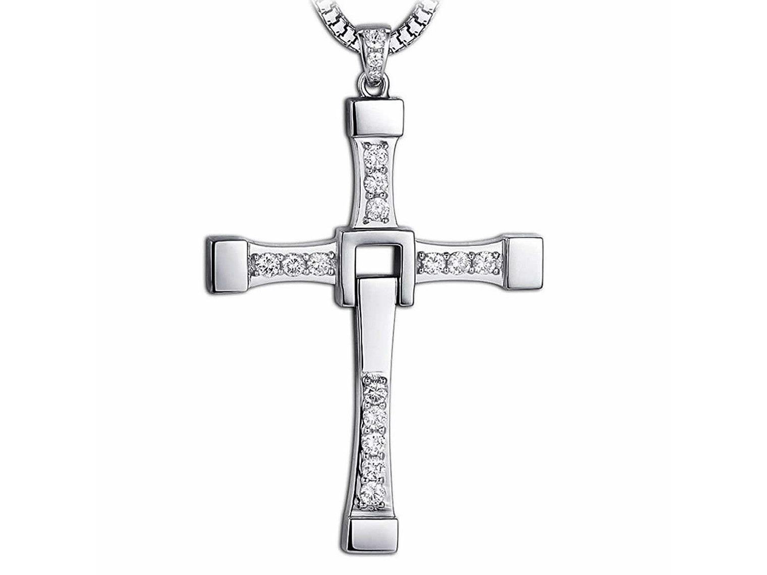 Colgante Cruz de Dominic Toretto Acero 75x45mm 1