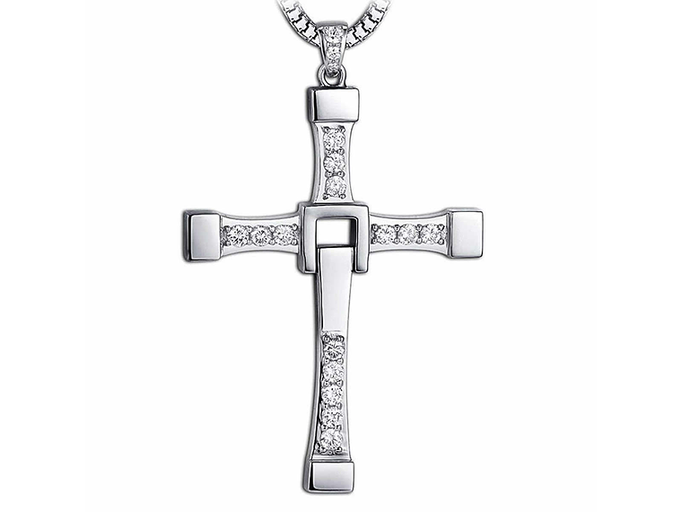 Colgante Cruz de Dominic Toretto Acero 75x45mm 1