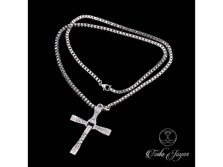 Colgante Cruz de Dominic Toretto Acero 75x45mm 3