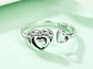 Anillo Plata 925 Corazon en Corazon - Miniatura 6