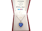 Collar Colgante Titanic Corazon del Oceano Azul - Miniatura 2