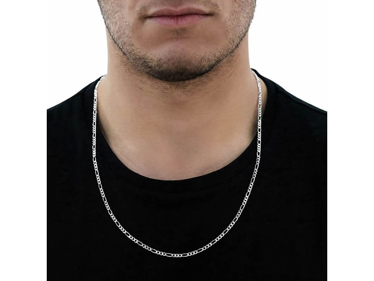 Cadena Plata 925 3mm 60cm Modelo Cartier 3