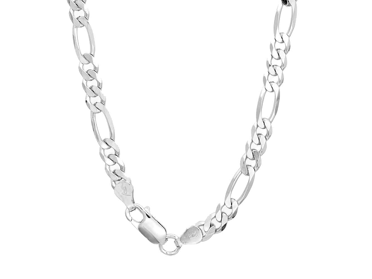 Cadena Plata 925 6mm 60cm Modelo Cartier 5