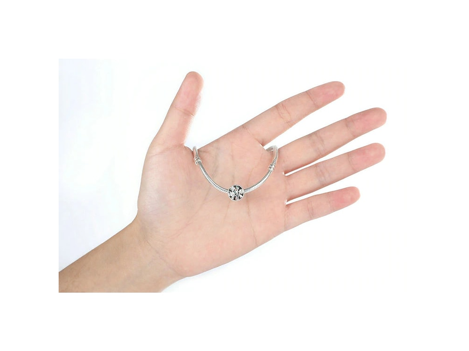 Charm Plata 925 Arbol de La Vida Circular 3