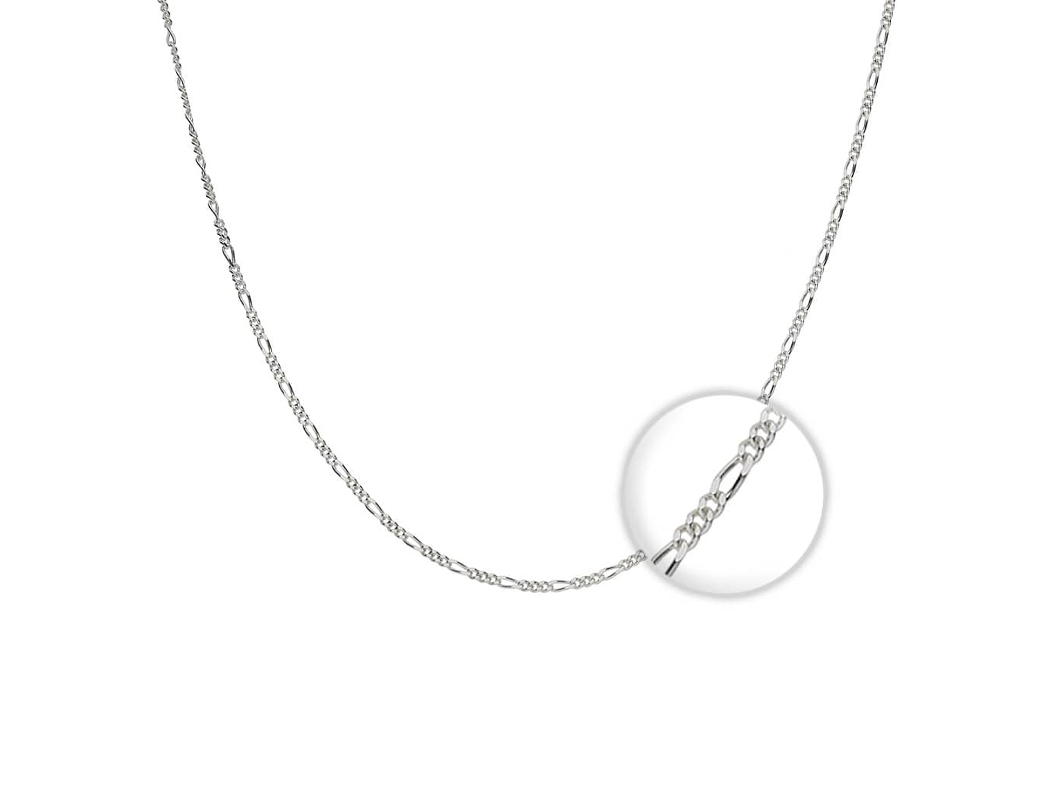 Cadena Plata 925 1mm 50cm Modelo Cartier 1