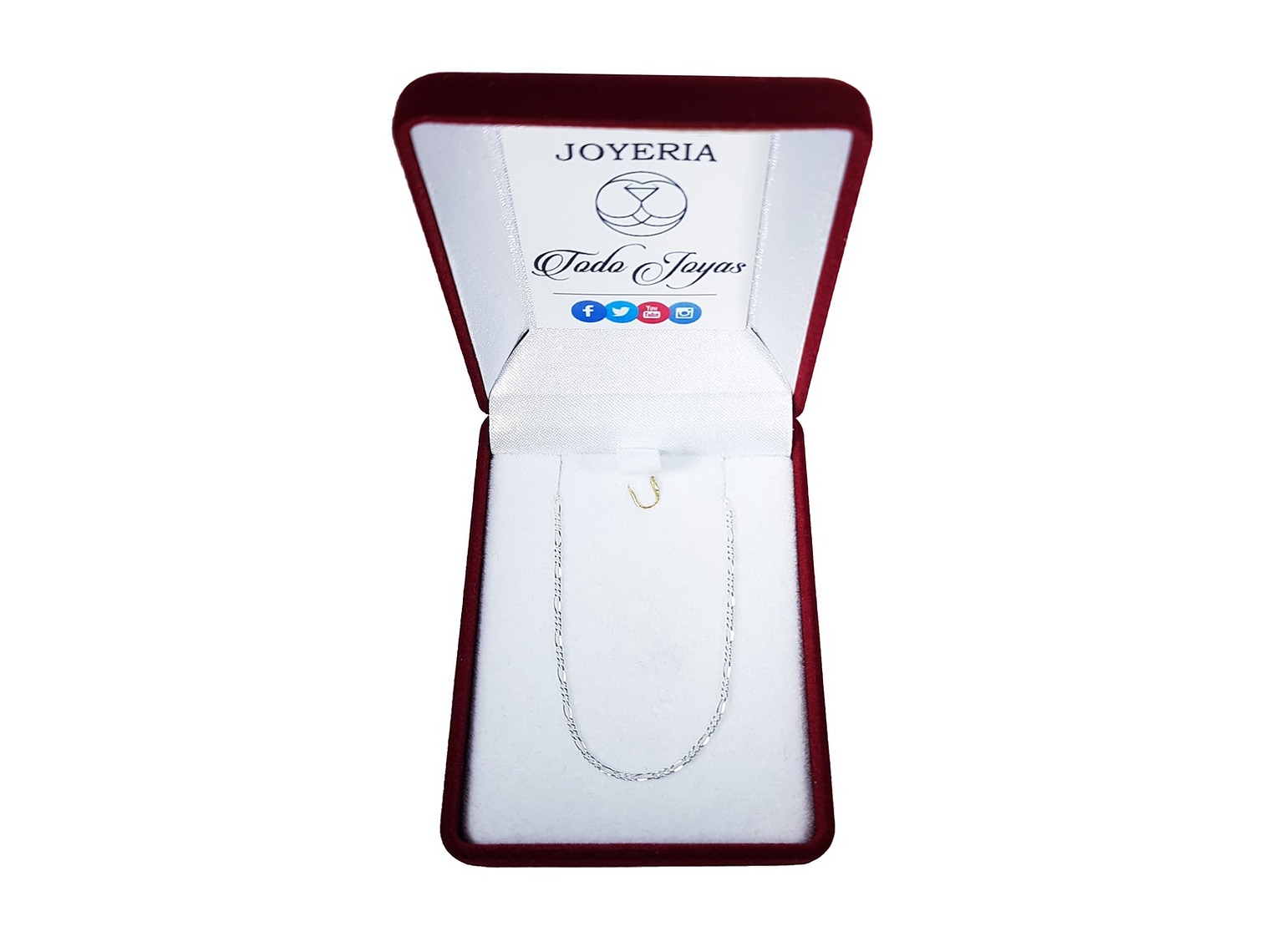 Cadena Plata 925 1mm 50cm Modelo Cartier 2