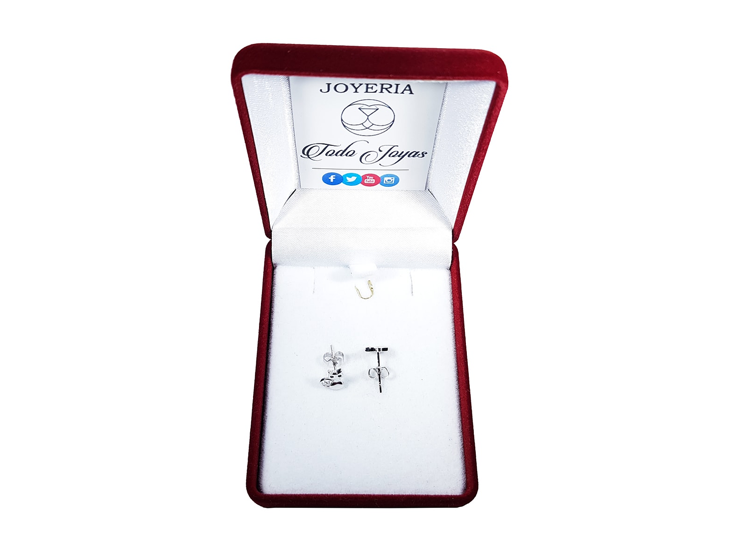 Aros de Gatitos Plateado 2