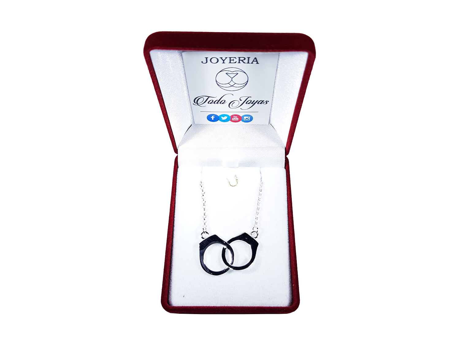 Pulsera Esposas Plateada 2