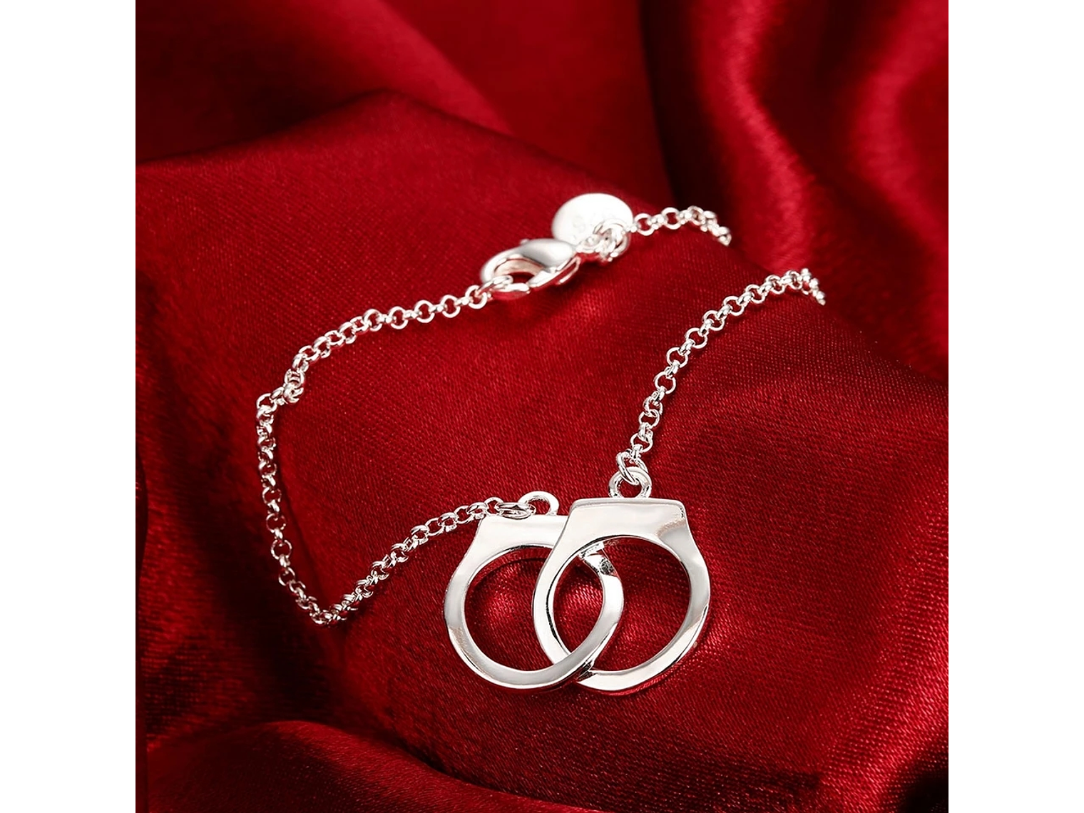 Pulsera Esposas Plateada 4