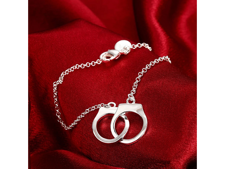 Pulsera Esposas Plateada 4