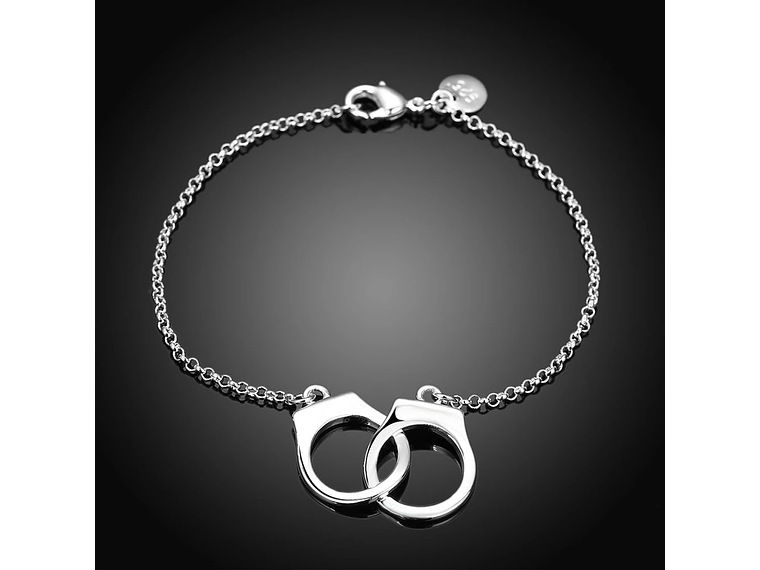 Pulsera Esposas Plateada 5