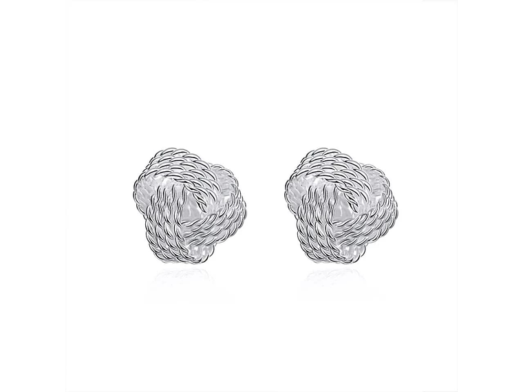 Aros de Nudos Plateado 1